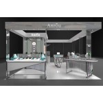 化妆品展示架源头工厂-豪华设计专业香水柜