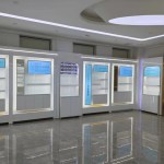 Perfume Display Cabinet Factory - Interior Design Bracket Skin Care Shelves