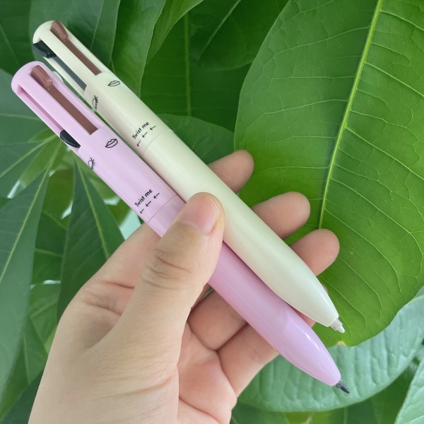 防水化妆笔源头工厂-批发定制持久眼唇高光4色