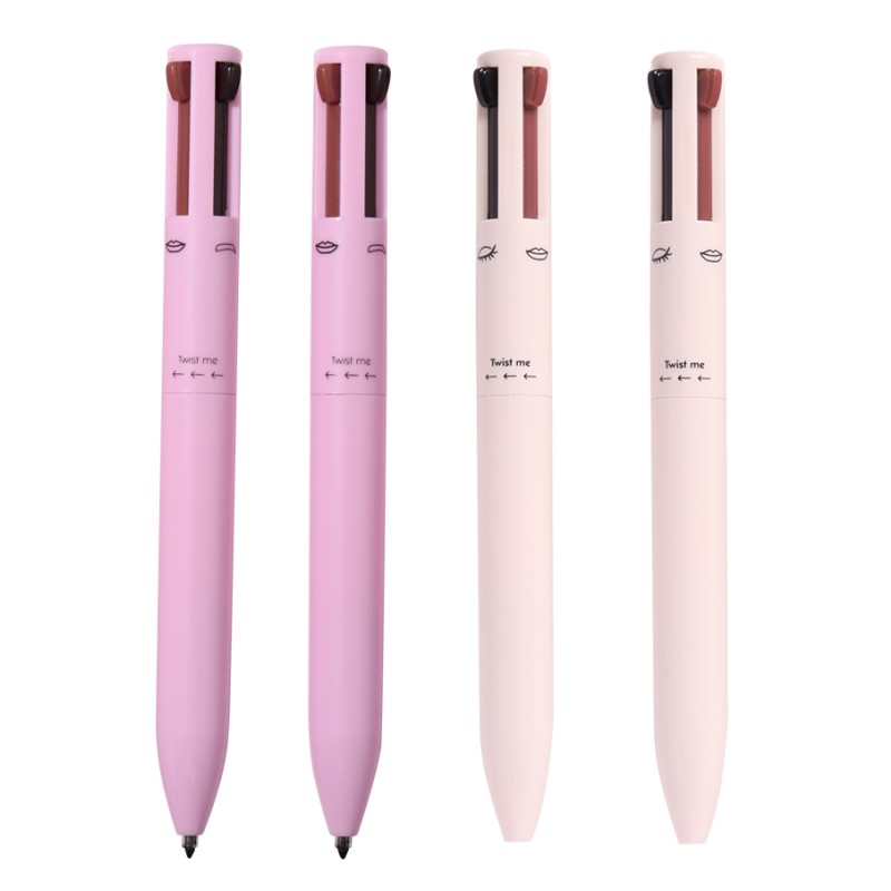 Makeup Pen Manufacturer - Wholesale 1 Pen with 4 Colors Vegan Cruelty Free Lipliner
