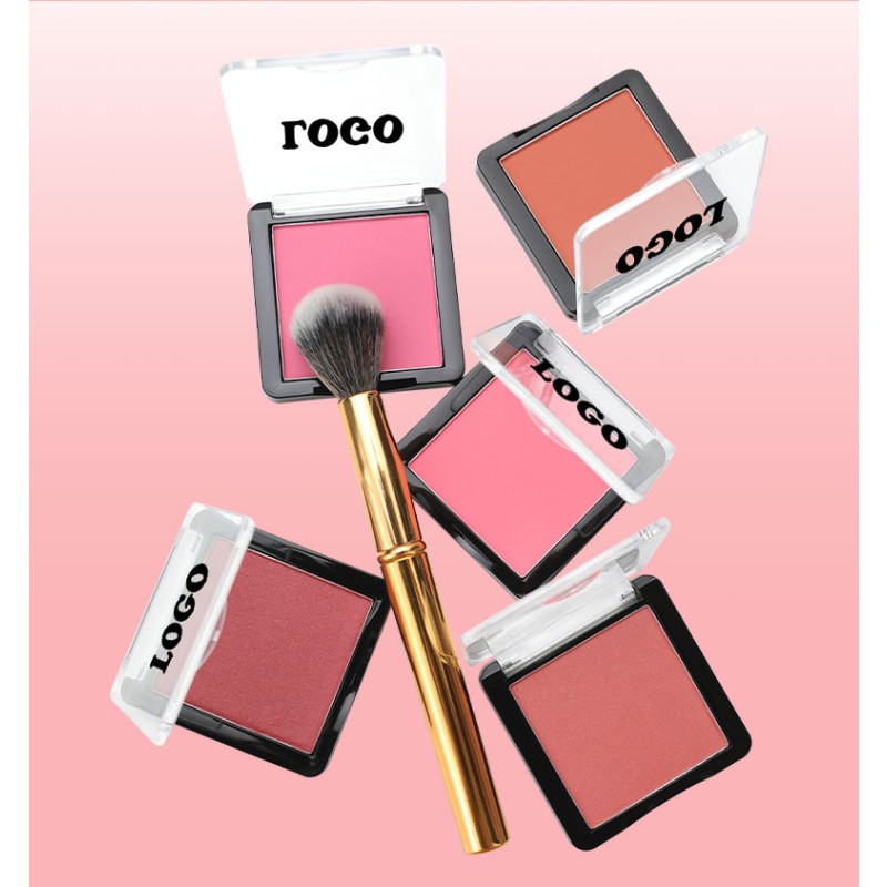 Contour Blush Palette Factory - Private Label Long Lasting 6 Color High Pigment Pressed Powder Highlighter