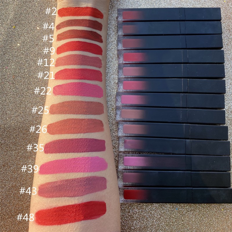 Liquid Lipstick Manufacturer - Factory Price Free Sample Velvet Professional Waterproof