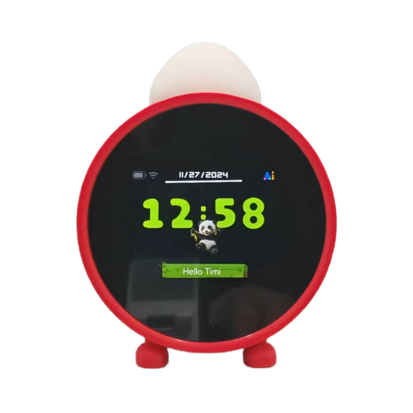AI Alarm Clock Manufacturer - 2.8-inch LCD Smart Open AI Assistant for Kids Similar Education Chap GPT Voice Assistant WiFi