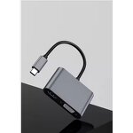 USB Type C Hub Adapter Manufacturer - Dropshipping 1080P/4K USB-C to HDMI-adapter Converter Cable with 3.1 USB Charging Port