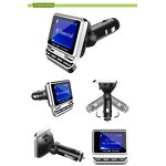 Car Radio Mp3 Player Manufacturer - 2025 1.44 Inch LCD Music Adapter USB Auto Charger BT Handsfree Car Kit FM Transmitter Remote