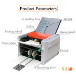 Office Paper Folding Machine Manufacturer - Professional A3 Size Zigzag ZE-8B/2