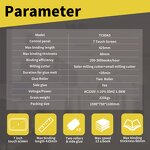 Hot Melt Glue Binding Machine Manufacturer - NO MOQ TC60-A3 Factory Sale Price