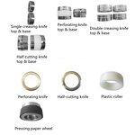 Desktop Manual Creasing Machine Manufacturer - SG-12A China Factory Wholesale Cheap Office Use with Punching Machine