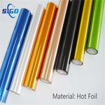 Gold Foil Paper Roll Manufacturer - SIGO Gold Stamping Foil Gold Aluminum Foil