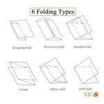 Office Paper Folding Machine Manufacturer - Professional A3 Size Zigzag ZE-8B/2