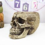 Ashtray Manufacturer - Halloween Ghost Resin Flower Pot Collectible Human Skeleton Statue Buddhist Religious Style