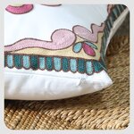 Pillow Cover Manufacturer - Flower Home Embroidery Sofa Light Luxury Decorative Cushion Factory Wholesale