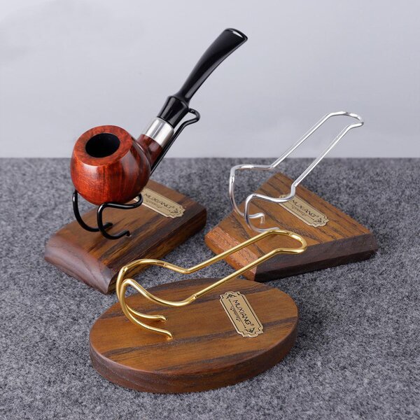 Smoking Pipe Rack Manufacturer - Wholesale Metal Pipe Independent Display Simple Promotional Gifts with Pipe Accessories