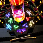 Arabian Shisha Manufacturer - 2 Tubes with Lights Game Bar Rechargeable Hookah Set