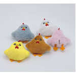 Brooch Manufacturer - Wholesale Cute Cartoon Chick Customizable Plush Pin with Animal Pattern ODM OEM