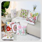 Pillow Cover Manufacturer - Butterfly Home Embroidery Sofa Light Luxury Decorative Cushion Factory Wholesale