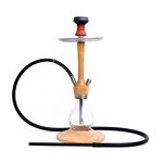 Arabian Shisha Manufacturer - Medium Number Single Pipe Wooden Pot for Home Personal Complete Set