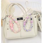 Key Chain Charm Manufacturer - Wholesale Cute Cartoon Animal POP Hand-Painted Resin Beads UV Printed for Phone