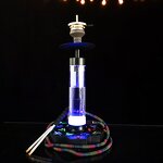 Arabian Shisha Manufacturer - 2 Tubes with Lights Game Bar Rechargeable Hookah Set