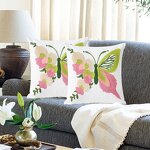 Pillow Cover Manufacturer - Butterfly Home Embroidery Sofa Light Luxury Decorative Cushion Factory Wholesale