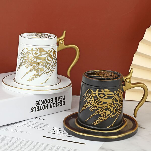 Incense Burner Manufacturer - Fashion Gold Embossed Home Office Decoration Resin Aromatherapy Stove Ornament Creative Gift