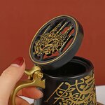 Incense Burner Manufacturer - Fashion Gold Embossed Home Office Decoration Resin Aromatherapy Stove Ornament Creative Gift