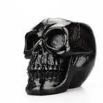 Pen Holder Manufacturer - Wholesale Resin Black Skull for Office Stationery Storage Horror Crafts Ornaments Buddhism Style