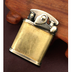 Kerosene Lighter Manufacturer - Wholesale Metal Windproof Brass Flip Flint High-grade Metal Grinding Wheel Could Add Wood Leather