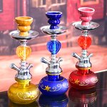 Arabic Shisha Manufacturer - Mini Portable 28cm Acrylic Water Pipe for Home Personal