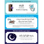 Wall Sticker Manufacturer - Decoration Islam Dutch Language and Arabic Quotes Muslim Family Dua Children Early Educational