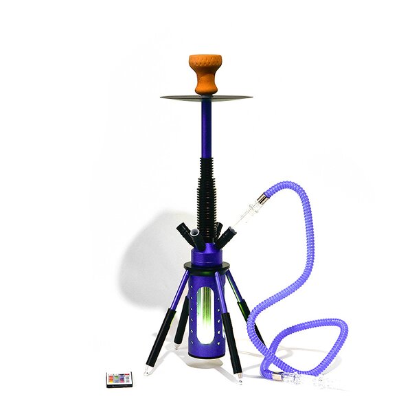 Arabian Shisha Manufacturer - Rocket with Flash Light KTV Bar Single Tube Set Hookah