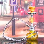 Arabic Shisha Manufacturer - Mini Portable 28cm Acrylic Water Pipe for Home Personal