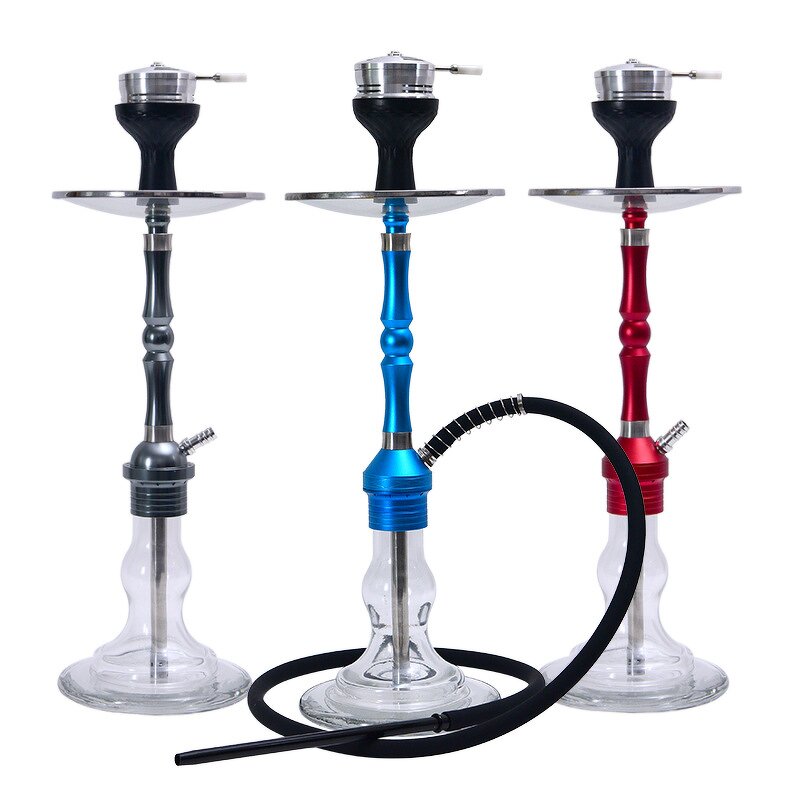 Arab Shisha Manufacturer - Large Size 60cm Single Hose Alloy Rod Set
