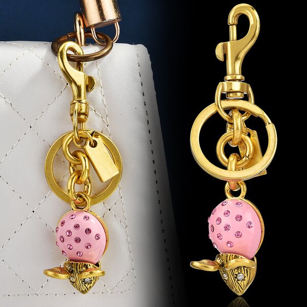 Keychain Manufacturer - Cute Metal Cartoon Animal Litter Mouse Bags Pendant