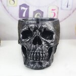 Ashtray Manufacturer - Halloween Ghost Resin Flower Pot Collectible Human Skeleton Statue Buddhist Religious Style