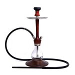Arabian Shisha Manufacturer - Medium Number Single Pipe Wooden Pot for Home Personal Complete Set
