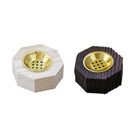 Incense Burner Manufacturer - Simple Modern Black Wood Middle Eastern Arab Popular Beauty Aromatherapy Home Desktop