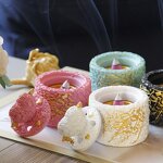 Incense Burner Manufacturer - New Design Romantic Cute Resin Middle Eastern Arab Colorful Small Popular Desktop Bedroom