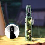 Cigar Lighter Manufacturer - Jobon Folding Windproof Adjustable Strong Blue Flame Metal with Modern Design for Outdoor Camping