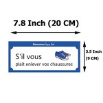 Wall Sticker Manufacturer - 19pcs Muslim Family Dua Decal with Arabic Quotes and French Language Mural for Home Decoration