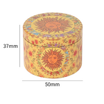 Dry Herb Grinder Manufacturer - 50MM Customizable Zinc Alloy Modern 4-Layer Full Wrap Design