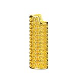 Lighter Case Manufacturer - Filigree Enamel Openwork Protective Shell for J6 Lighters with Artistic Design