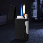 Lighter Manufacturer - Double Flame Metal Butane Gas Windproof for Cigarettes Support Custom