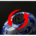 Lighter Manufacturer - Creative Windproof Straight Blue Flame Inflatable Metal Igniter for Cigarettes Business Gifts