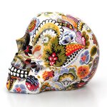 Resin Crafts Manufacturer - Creative Horror Skull Religious Buddhism Desktop Decor for Home Halloween Gift