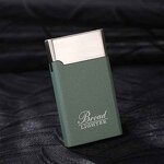 Windproof Lighter Manufacturer - Broad Metal with Personality Frosted Red Flame for Smoking