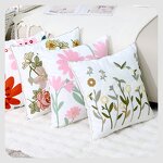Pillow Cover Manufacturer - Flower Home Embroidery Sofa Light Luxury Decorative Cushion Factory Wholesale