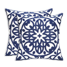 Sofa Pillowcase Manufacturer - Geometric Embroidery Simple and Luxurious Headboard Cushion Living Room Waist Protection