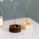 Incense Stick Burner Manufacturer - Retro Natural Wood Small Middle East Arab Home Decoration Stick Plate Eco-Friendly