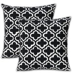 Embroidery Pillow Manufacturer - Black and White Geometric Modern Minimalist Sofa Pillowcase Embroidered Headboard